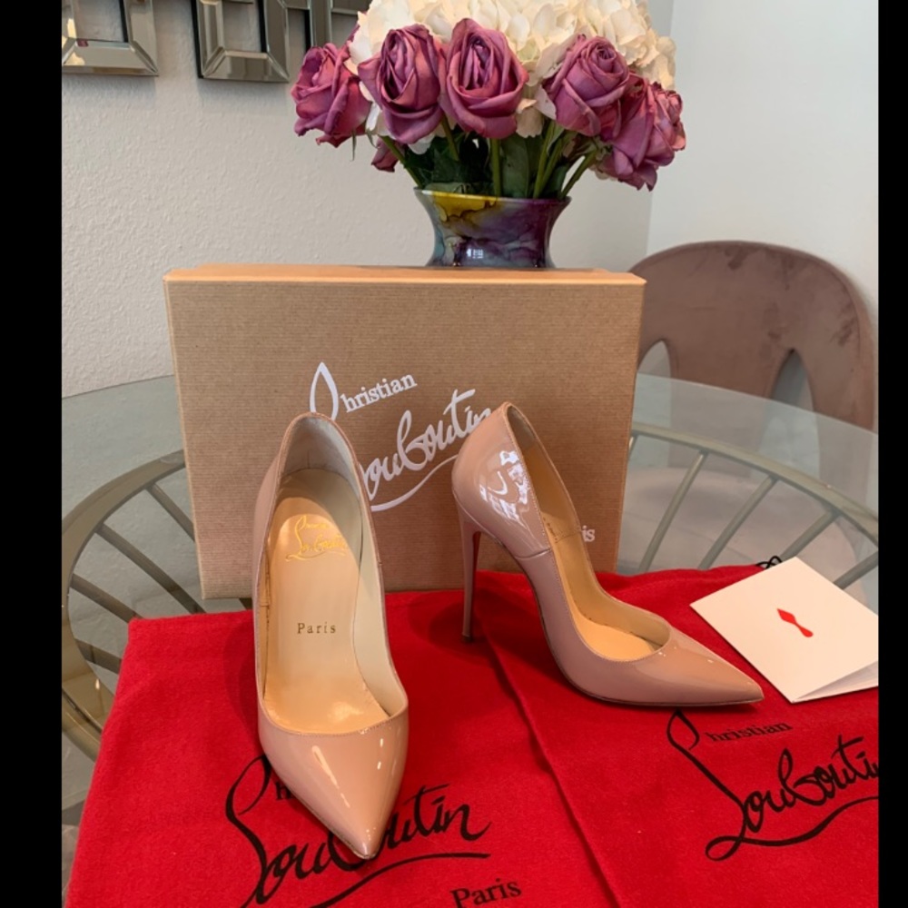 CHRISTIAN LOUBOUTIN SO KATE 120 PATENT